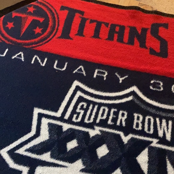 Superbowl  XXXIV throw blanket - Picture 2 of 6